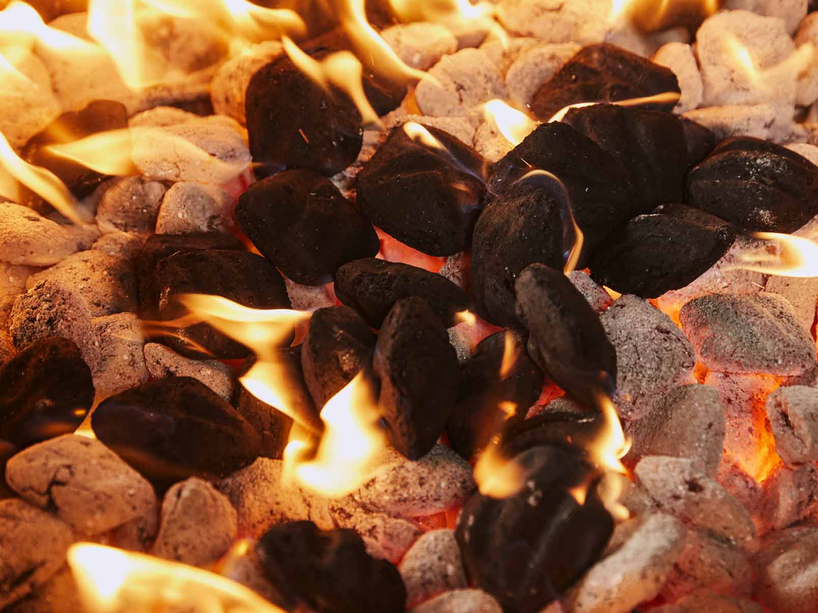 Charcoal Briquette Heat Guide Management