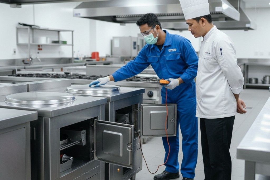 Kerusakan Alat Kukus pada Dapur Usaha