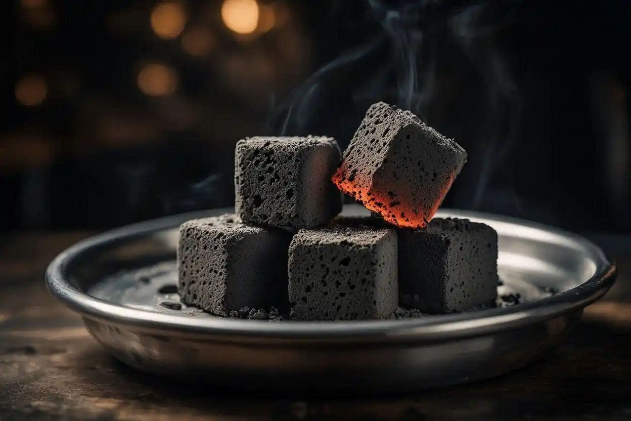 high performance hookah charcoal cubes from coconut shell